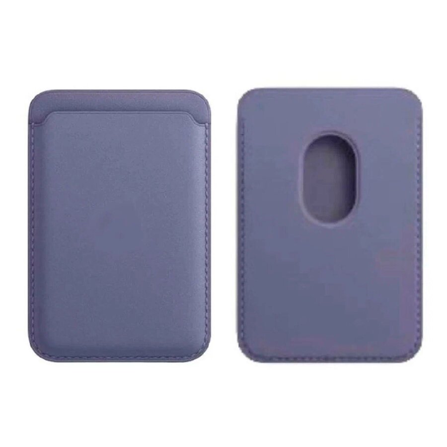Картхолдер кожаный магнитный (LC) фиолетовый от компании Admi - фото 1