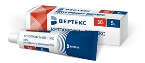 Кетопрофен-Вертекс гель для наружного применения 5% 30г