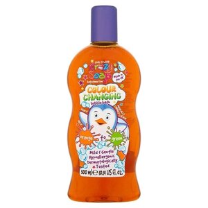 KIDS STUFF Волшебная пена для ванны, меняющая цвет из оранжевого в зеленый Crazy Soap Bubble Bath