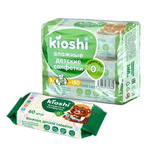 KIOSHI Набор детских влажных салфеток 180.0