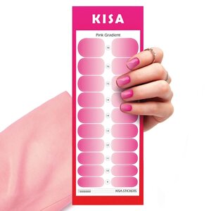 KISA. STICKERS Пленки для маникюра Pink Gradient