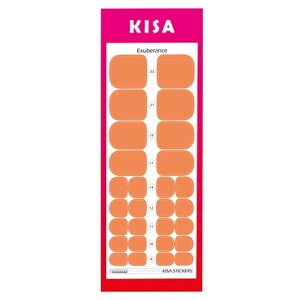 KISA. STICKERS Пленки для педикюра Exuberance