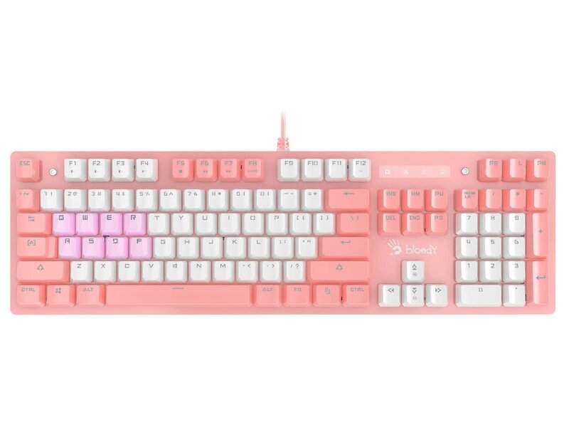 Клавиатура A4Tech Bloody B800 Pink от компании Admi - фото 1