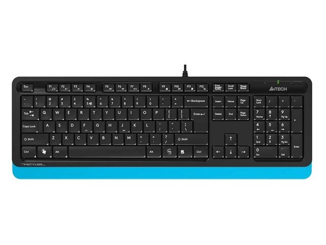 Клавиатура A4Tech Fstyler FK10 Black-Blue от компании Admi - фото 1