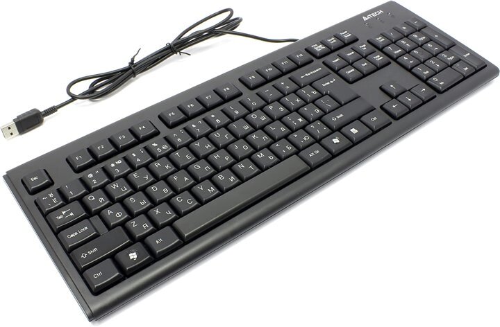 Клавиатура A4Tech KR-83 Black USB от компании Admi - фото 1