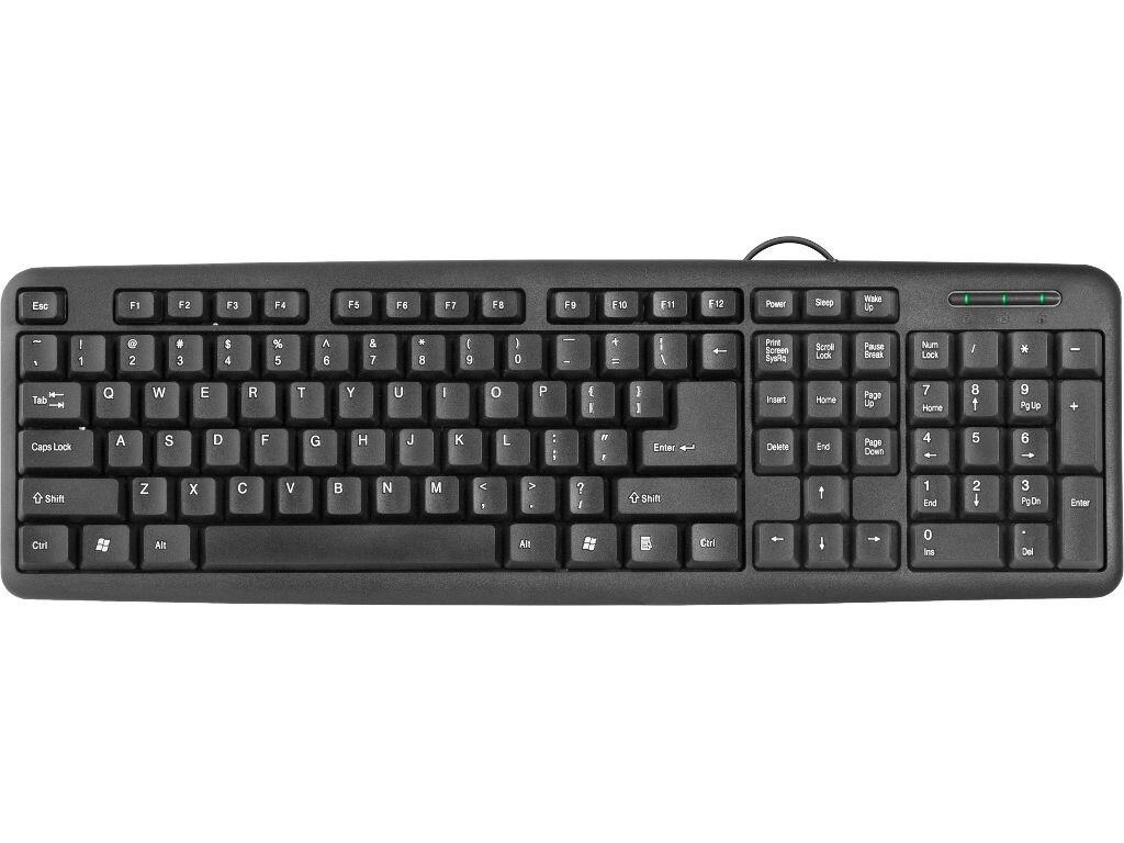 Клавиатура Defender HB-420 RU Black 45420 от компании Admi - фото 1