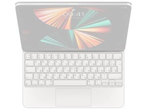 Клавиатура для APPLE iPad Pro 12.9 (5th gen.) Magic Keyboard (Английская раскладка) White MJQL3