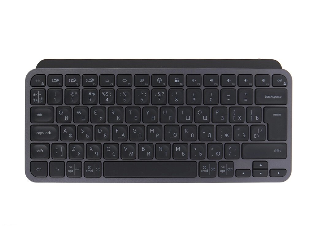 Клавиатура Logitech MX Keys Mini Minimalist Wireless lluminated Keyboard Graphite 920-010501 от компании Admi - фото 1