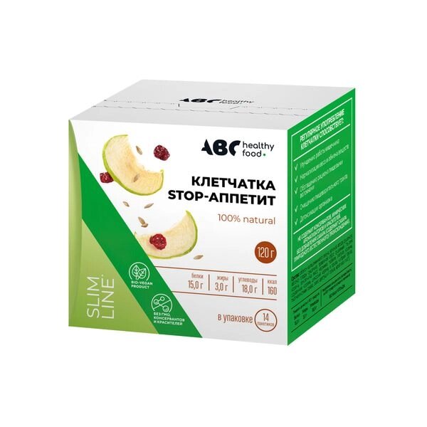 Клетчатка Сибирская Stop-Аппетит ABC Healthy Food 8,5г 14шт от компании Admi - фото 1