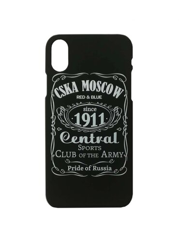 Клип-кейс для iPhone "CSKA MOSCOW 1911" cover, цвет чёрный (IPhone 5/5S)
