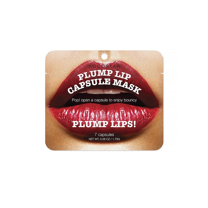 KOCOSTAR Капсульная Сыворотка для увеличения объема губ Plump Lip Capsule Mask Pouch. от компании Admi - фото 1