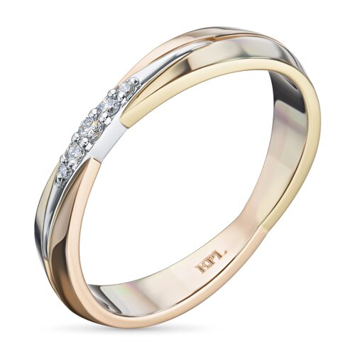 Кольцо из белого золота с бриллиантами э1201кц05220356