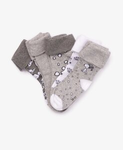 Комплект носков для девочки с принтом в подарочной упаковке Gulliver (22-24)