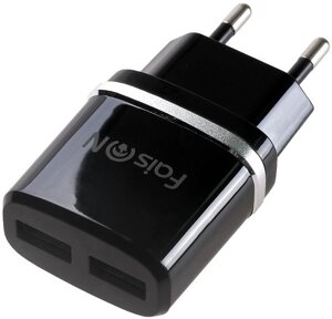 Комплект сетевой блок + кабель FaisON HC12 (USB/USB) USB-microUSB) черный
