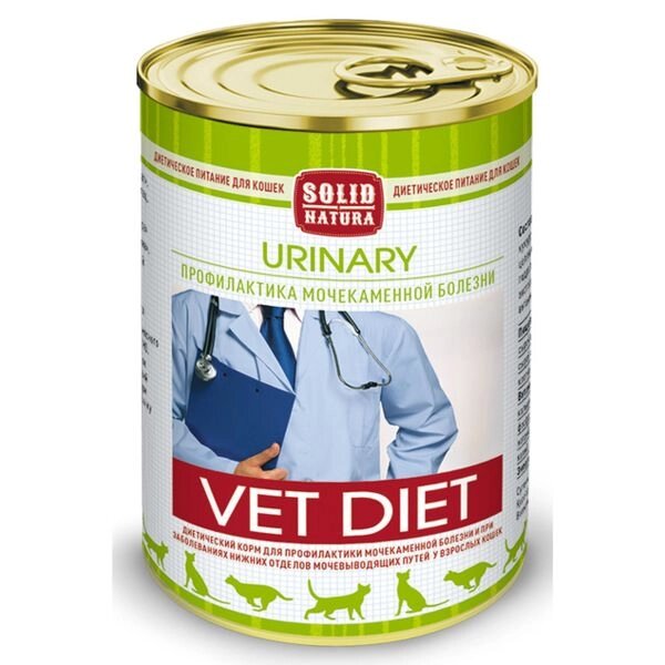 Корм влажный для кошек диетический Urinary VET Diet Solid Natura 340г от компании Admi - фото 1