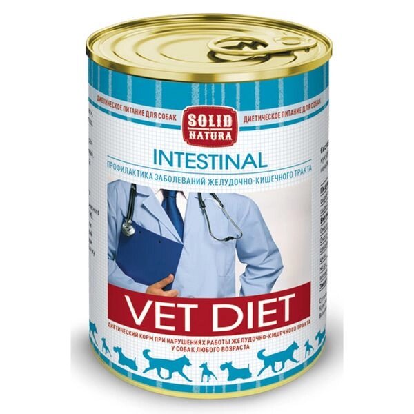 Корм влажный для собак диетический Intestinal VET Diet Solid Natura 340г от компании Admi - фото 1
