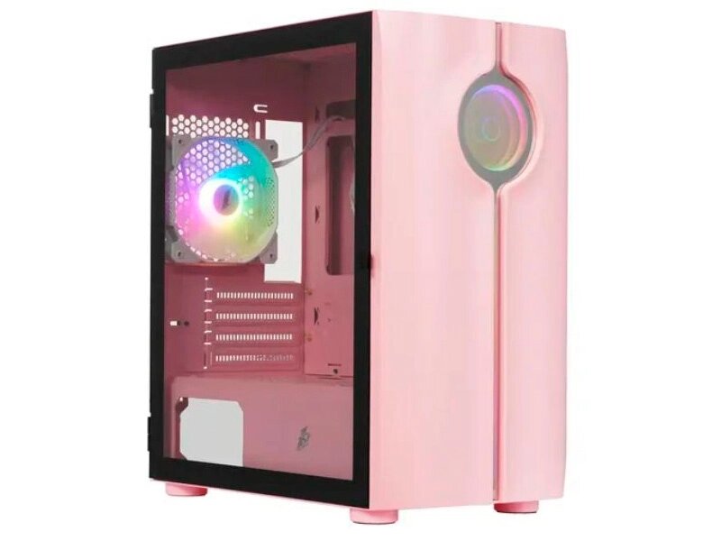Корпус 1stPlayer Infinite Space IS3 mATX без БП Pink IS3-PK-1F2-W от компании Admi - фото 1