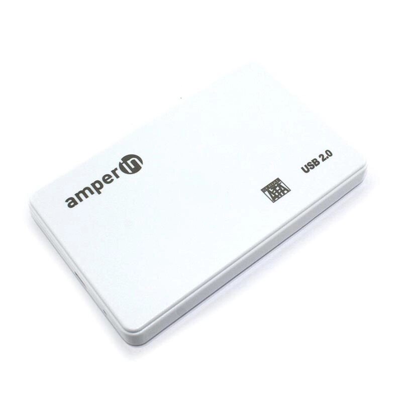 Корпус Amperin AM25U2PW 2.5 USB 2.0 White 097051 от компании Admi - фото 1