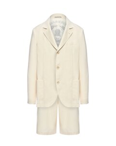 Костюм: пиджак + шорты, белый Brunello Cucinelli