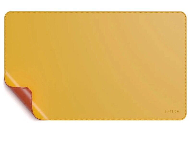 Коврик Satechi Eco Leather Deskmate Yellow-Orange ST-LDMYO180625 от компании Admi - фото 1