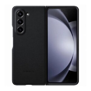 Кожаная накладка Samsung Leather Case для Galaxy Fold 5 черная SZ