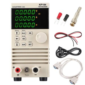 KP184 Электронная нагрузка постоянного тока Батарея Тестер емкости RS485/232 400 Вт 150 В 40A AC 220 В Professional Бата