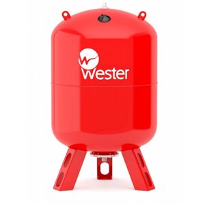 Красный расширительный бак Wester