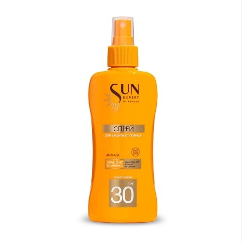 KRASSA SUN EXPERT Спрей для защиты от солнца SPF 30 180.0 от компании Admi - фото 1