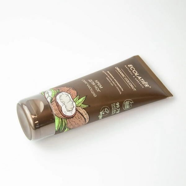 Крем для ног Смягчающий Organic Coconut Ecolatier Green 100мл от компании Admi - фото 1