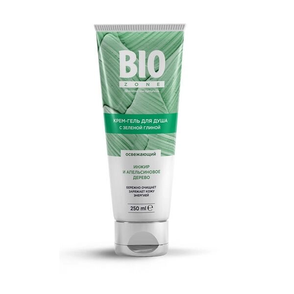 Крем-гель для душа с зеленой глиной освежающий BioZone/Биозон 250мл от компании Admi - фото 1