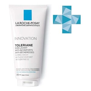 Крем-гель для умывания очищающий Toleriane Caring Wash La Roche Posay/Ля рош позе 200мл