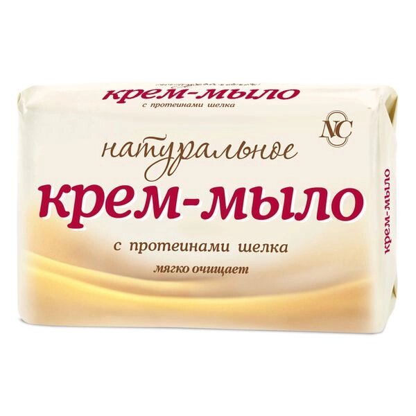 Крем-мыло с протеинами шелка натуральное Невская Косметика 90г от компании Admi - фото 1