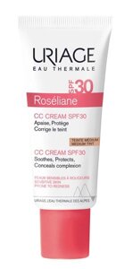 Крем-СС для лица SPF30 Roseliane Uriage/Урьяж 40мл