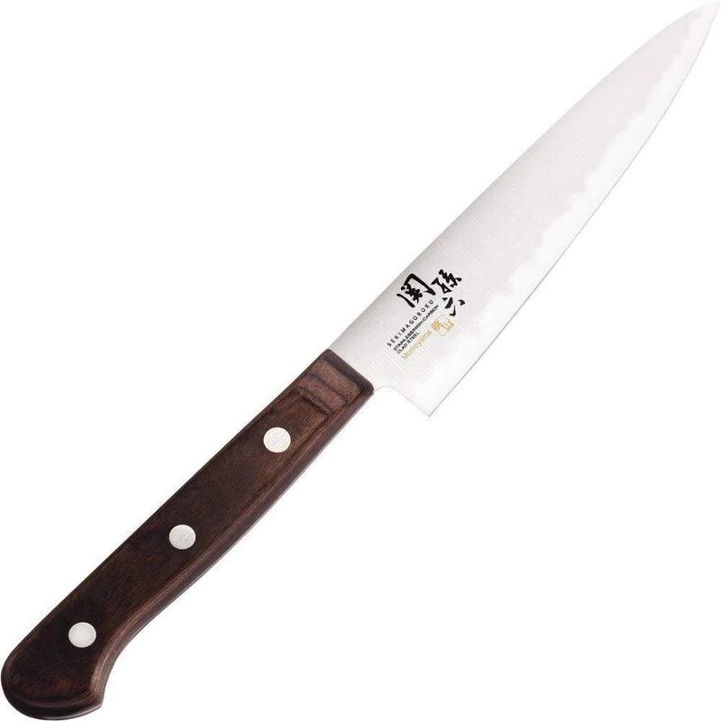 Кухонный нож универсальный Seki Magoroku Momoyama 120 мм, нержавеющая сталь от компании Admi - фото 1