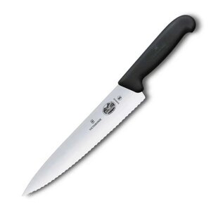 Кухонный нож Victorinox для разделки, сталь X50CrMoV15, рукоять термоэластопласт, черный