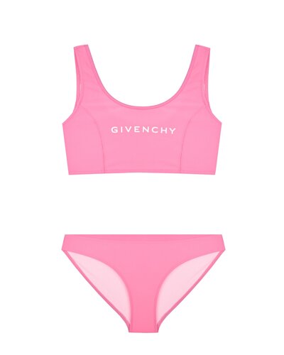 Купальник раздельный с логотипом, розовый Givenchy