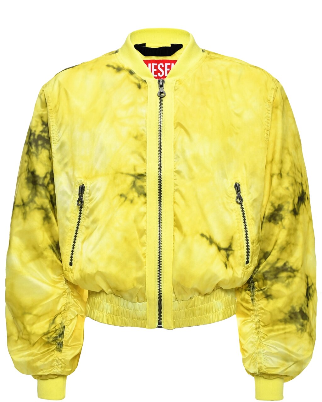 Куртка-бомбер с принтом tie dye, желтая Diesel от компании Admi - фото 1