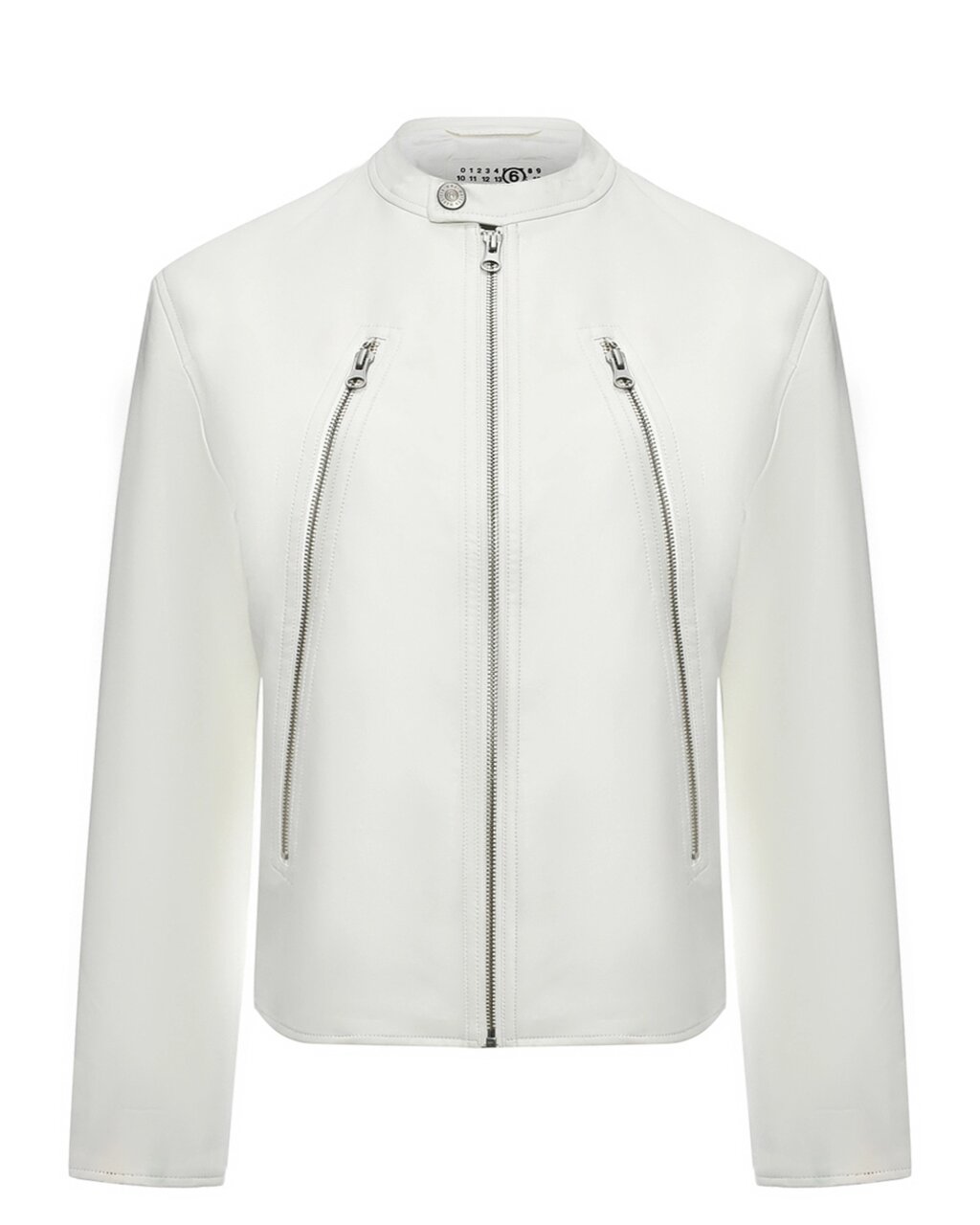 Куртка из эко-кожи, белая MM6 Maison Margiela от компании Admi - фото 1
