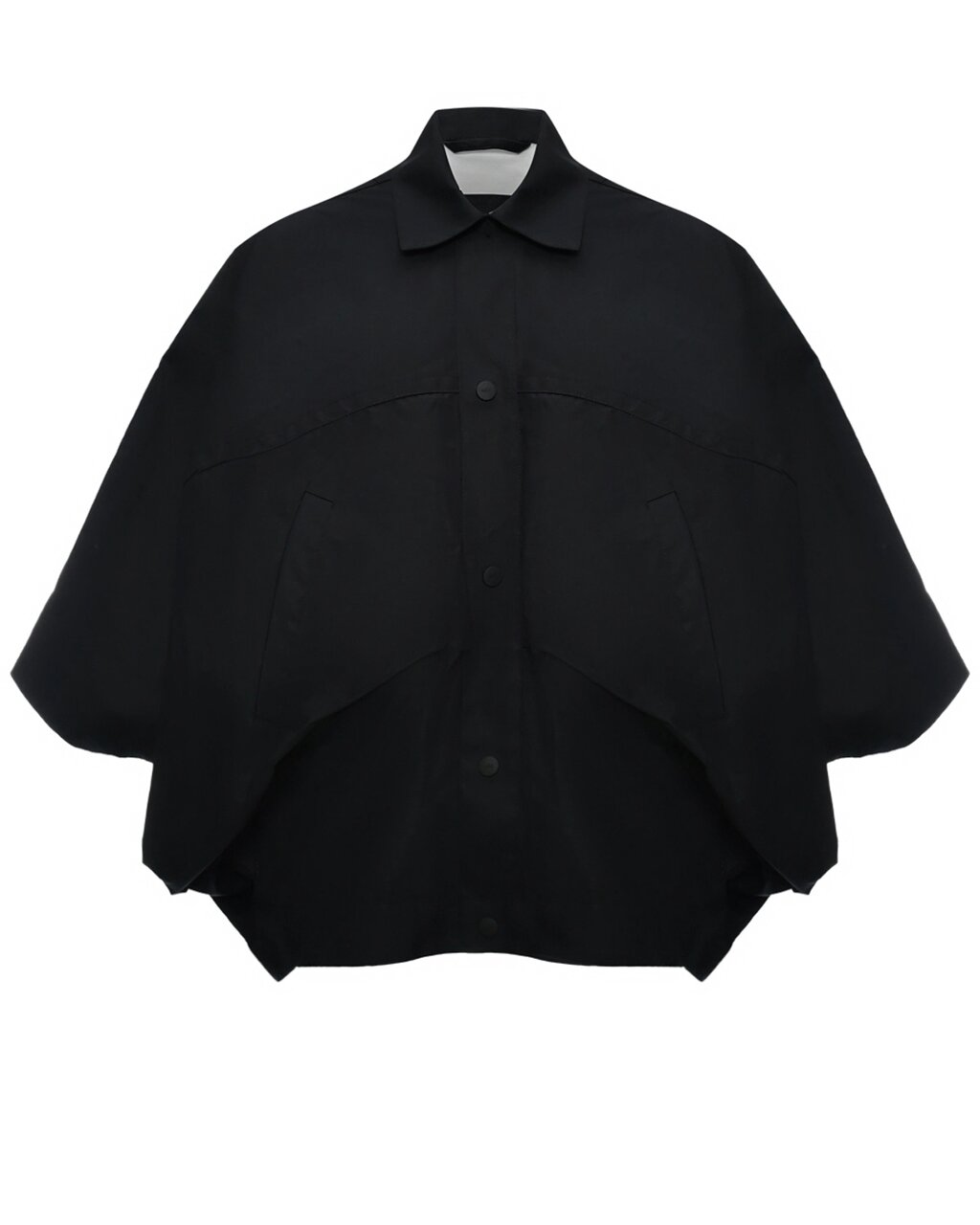 Куртка-кейп, черная ADD от компании Admi - фото 1