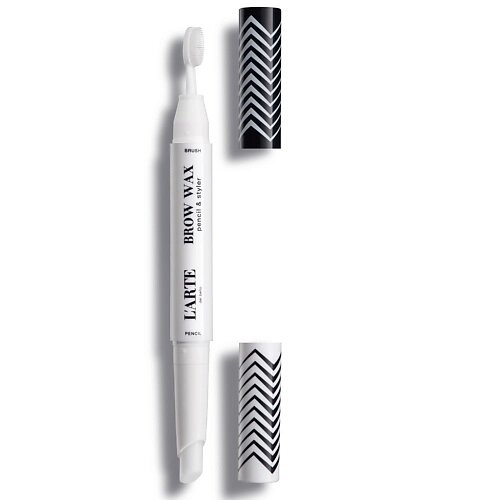 L'ARTE DEL BELLO Воск-карандаш для фиксации бровей Brow wax pencil & styler, прозрачный от компании Admi - фото 1