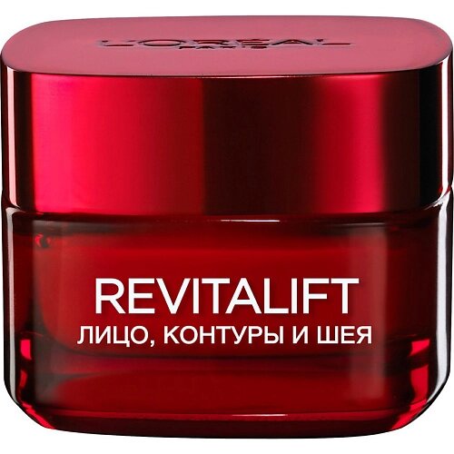 L'ORÉAL PARIS Антивозрастной крем против морщин для лица, контуров и шеи Revitalift от компании Admi - фото 1