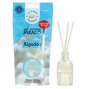 LА CASA DE LOS AROMAS Жидкий ароматизатор для воздуха с палочками MIKADO. Хлопок» 30.0