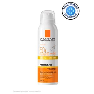 LA ROCHE-POSAY Anthelios XL Солнцезащитный спрей-вуаль для кожи лица и тела, с термальной водой и витамином Е, защита от солнца SPF 50+PPD 25