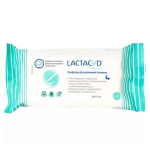 LACTACYD Салфетки для интимной гигиены с экстрактом тимьяна 8.0