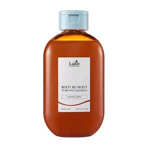 LADOR шампунь для восстановления корней волос с экстрактами имбиря и яблока ROOT RE-BOOT purifying shampoo ginger&APPLE