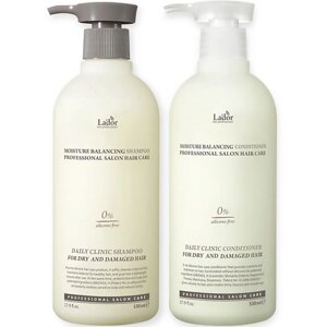 LADOR Шампунь и кондиционер для волос увлажняющие Moisture Balancing Shampoo & Conditioner