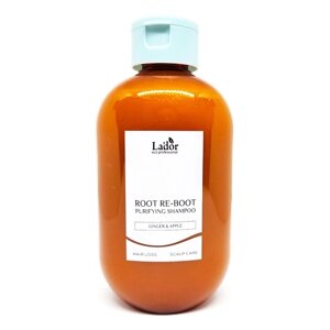 LADOR шампунь против выпадения волос с имбирем и яблоком ROOT RE-BOOT purifying shampoo 300.0
