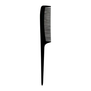 LADY PINK Гребень для волос BASIC black с ручкой