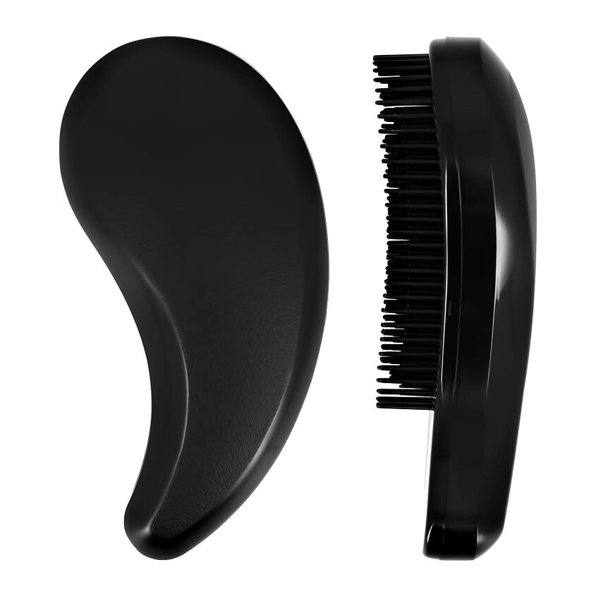 LADY PINK Расческа для волос BASIC распутывающая черная от компании Admi - фото 1