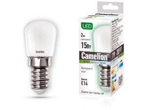 Лампочка camelion E14 15W 220V 4500K 105lm LED2-T26/845/E14